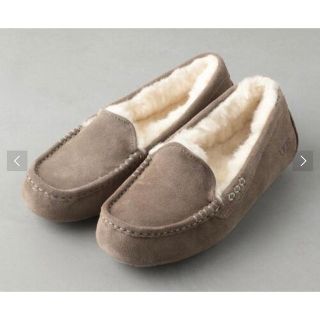 アグ(UGG)のUGG アグ アンスレー モカシン チョコレート ブラウン 23cm 6(スリッポン/モカシン)