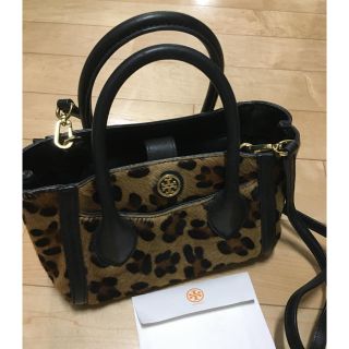 トリーバーチ(Tory Burch)の【チャミ様専用】トリーバーチ　ハラコ　レオパード　ショルダーバッグ(ショルダーバッグ)