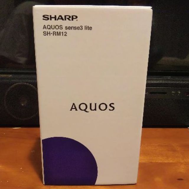 スマートフォン本体【値下・新品】AQUOS sense3 lite 黒 64 GB SIMフリー