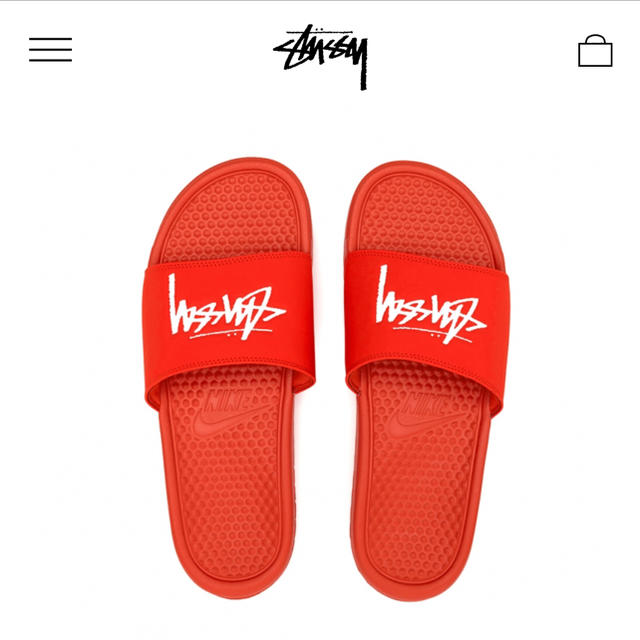 靴/シューズSTUSSY × NIKE SLIDE SANDALS