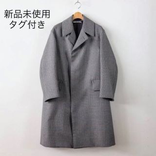 コモリ(COMOLI)のAURALEE  DOUBLE FACE CHECK LONG COAT コート(ステンカラーコート)