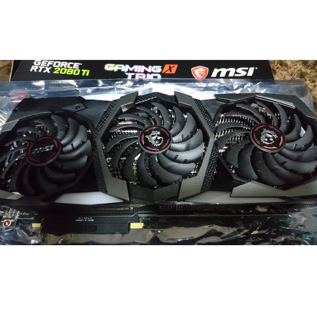 MSI GeForce RTX2080Ti Gaming X Trio【美品】