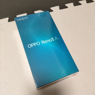 アンドロイド(ANDROID)のOPPO Reno3A  White 新品未使用(スマートフォン本体)