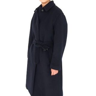 コモリ(COMOLI)のAURALEE BEAVER MELTON COAT ステンカラーコート18AW(ステンカラーコート)