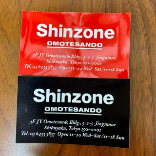 シンゾーン(Shinzone)のShinzone表参道店限定ステッカー(しおり/ステッカー)