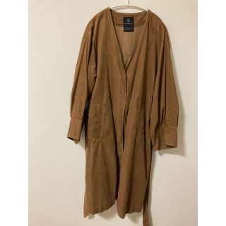 ダブルクローゼット(w closet)の週末限定値下げ☆【W closet】薄手ガウンコート　コーデュロイ(ガウンコート)