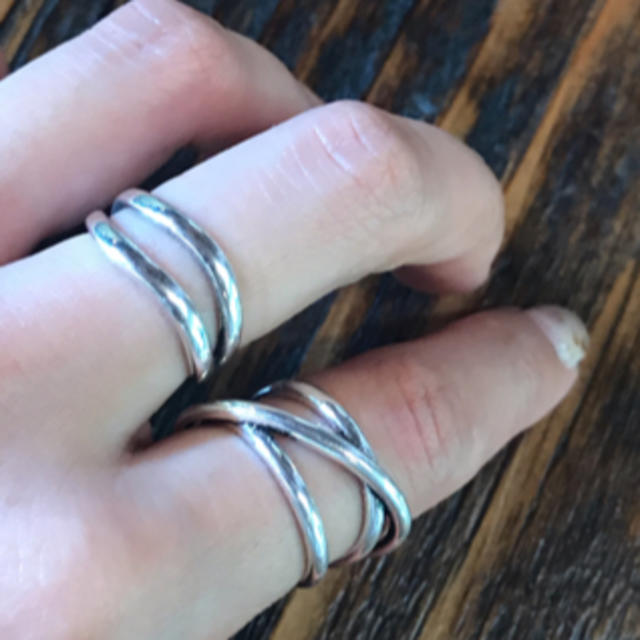 silver クロスリング ring 指輪 レディースのアクセサリー(リング(指輪))の商品写真