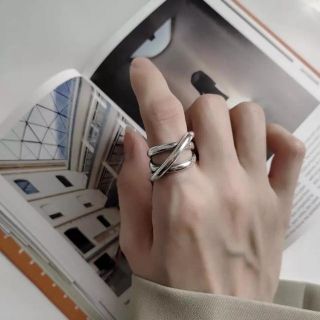 silver クロスリング ring 指輪(リング(指輪))