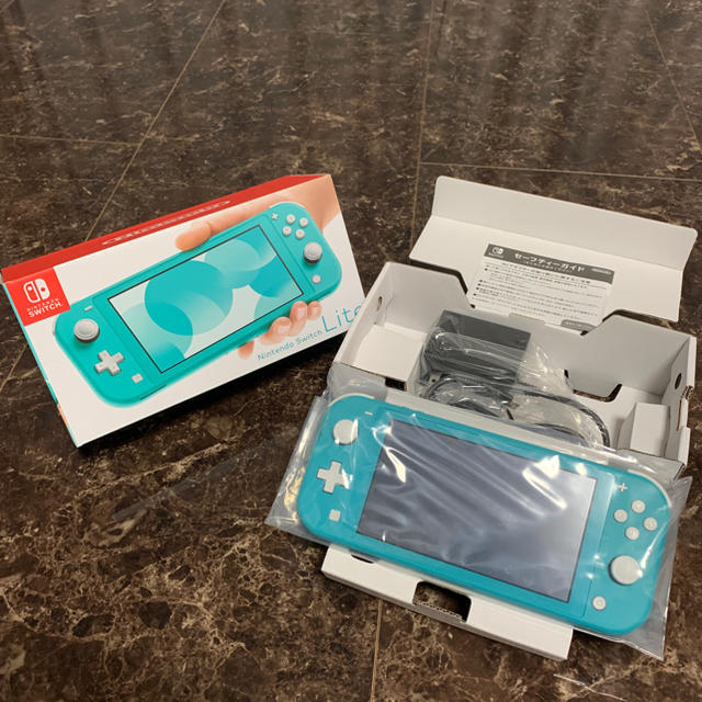 Nintendo Switch Lite ターコイズ 本体 超美品 ブルー① - 携帯用