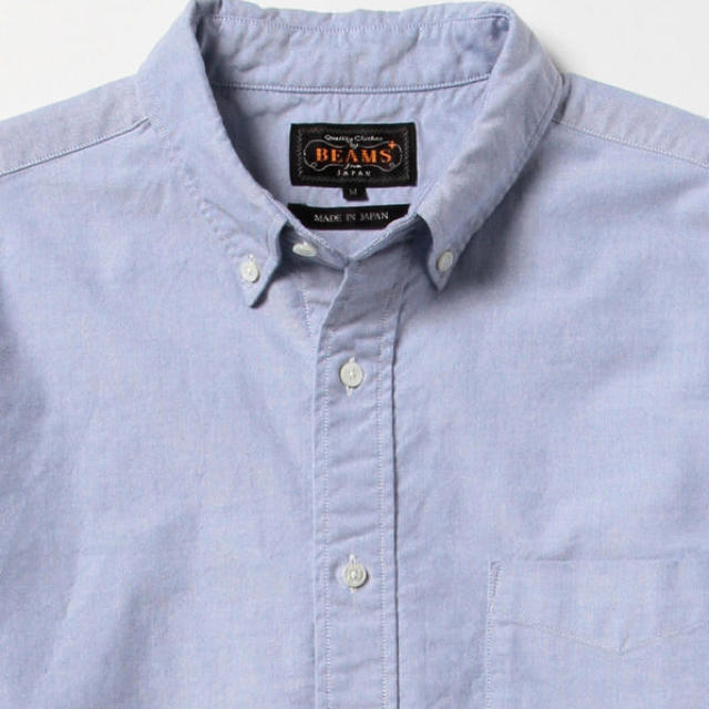 BEAMS(ビームス)のBEAMS PLUS オックスフォードボタンダウンシャツ XS サックスブルー メンズのトップス(シャツ)の商品写真