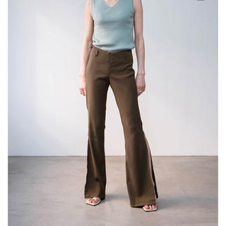 トゥデイフル(TODAYFUL)の【美品】vintage/1990s slit flare trousers(カジュアルパンツ)