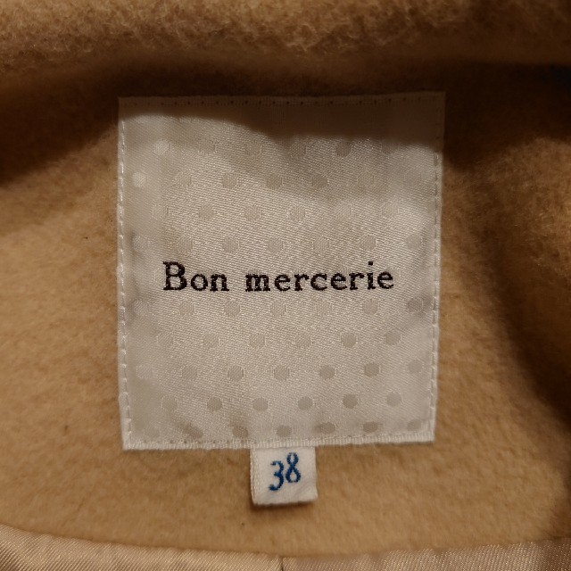 Bon mercerie(ボンメルスリー)のボンメルスリー ファー付きハーフコート レディースのジャケット/アウター(毛皮/ファーコート)の商品写真