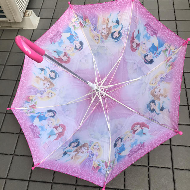 Disney(ディズニー)の新作！　プリンセス 傘　M 雨傘　キッズ　子供　ジャンプ　女の子　ディズニー　 キッズ/ベビー/マタニティのこども用ファッション小物(傘)の商品写真