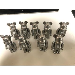 メディコムトイ(MEDICOM TOY)のベアブリック  シルバー　bearbrick ブリスター　9体(その他)