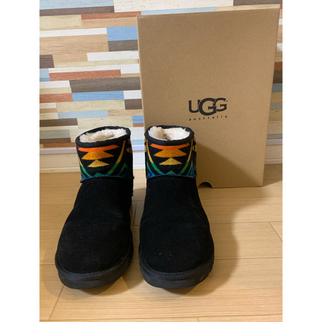 UGG(アグ)のUGG アグ　あぐペンドルトン　ムートンブーツ　コラボ メンズの靴/シューズ(ブーツ)の商品写真