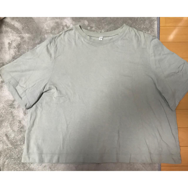 UNIQLO(ユニクロ)のUNIQLO エメラルドグリーンTシャツ　3XL レディースのトップス(Tシャツ(半袖/袖なし))の商品写真