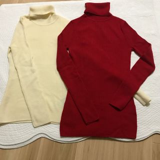 ユニクロ(UNIQLO)のUNIQLO wool タートルネックセーター(ニット/セーター)