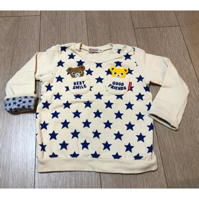 mikihouse(ミキハウス)のミキハウス  トレーナー　90 キッズ/ベビー/マタニティのキッズ服男の子用(90cm~)(Tシャツ/カットソー)の商品写真