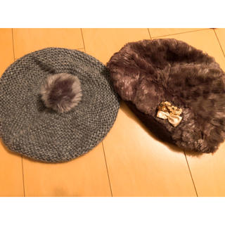 エイチアンドエム(H&M)のエイチアンドエム⭐︎まとめ売り⭐︎冬物⭐︎帽子⭐︎送料無料⭐︎紗栄子(ハンチング/ベレー帽)