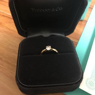 ティファニー(Tiffany & Co.)のティファニー0.39ct ピンクゴールドリング　TIFFANY&CO(リング(指輪))