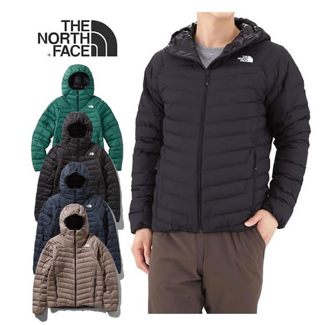 THE NORTH FACE(ザノースフェイス)の【売約済み】ノースフェイス　サンダーフーディ　黒　M メンズのジャケット/アウター(ダウンジャケット)の商品写真