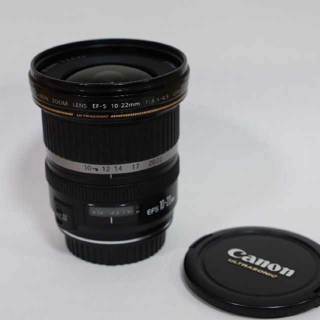 交換無料！ Canon - USM F3.5-4.5 Canon純正　超広角レンズ　EF-S10-22mm レンズ(ズーム)