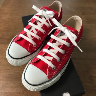 コンバース(CONVERSE)のconverse オールスター　レッド　ローカット(スニーカー)