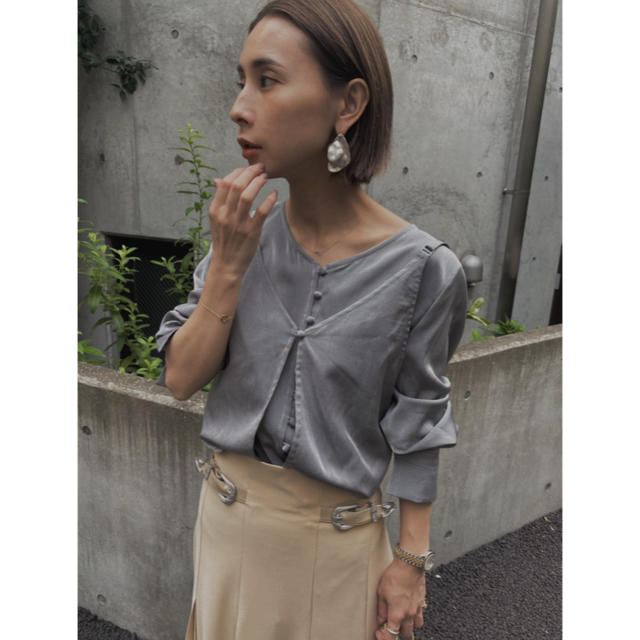 BUSTIER LAYERED SHIRT Ameri 新品未使用タグ付き