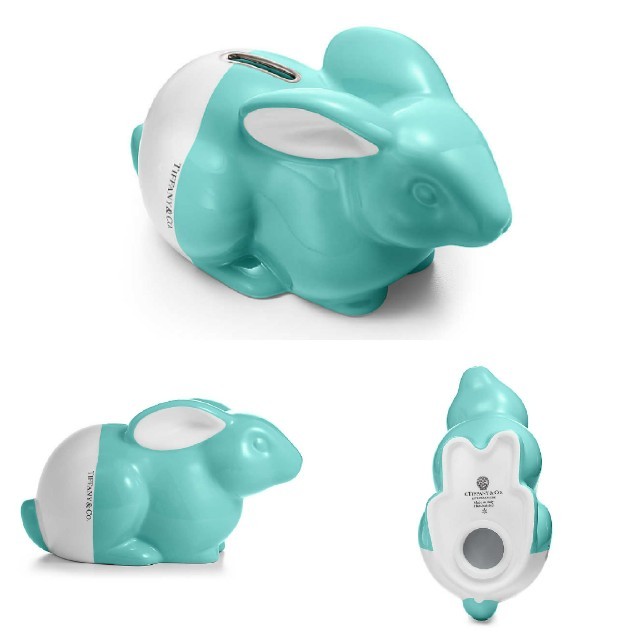 ティファニー バニー バンク 貯金箱