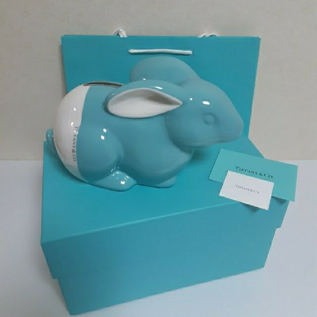 ティファニー バニー バンク 貯金箱