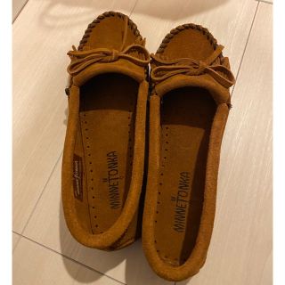 ミネトンカ(Minnetonka)のMINNETONKA スエードMOCシューズ(スリッポン/モカシン)