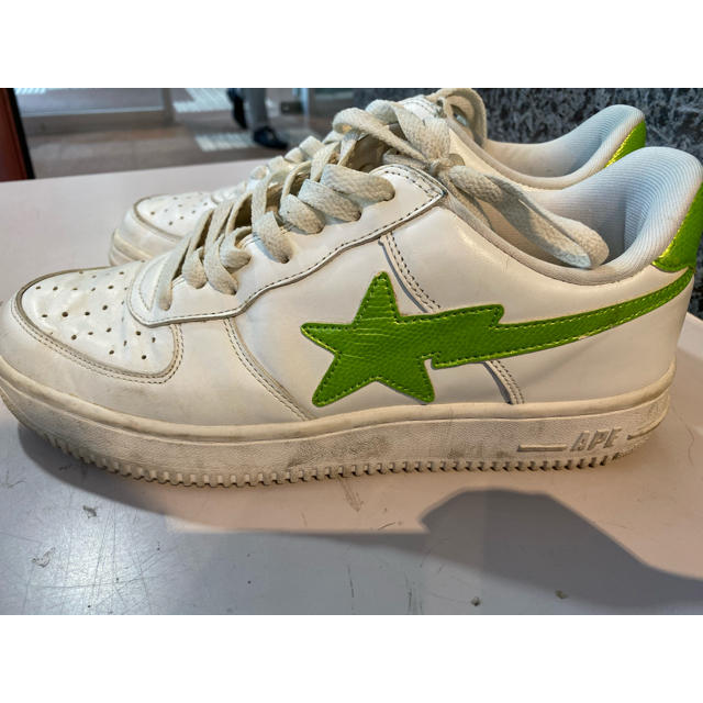 靴/シューズAPE BAPESTA GREEN SNAKE US10