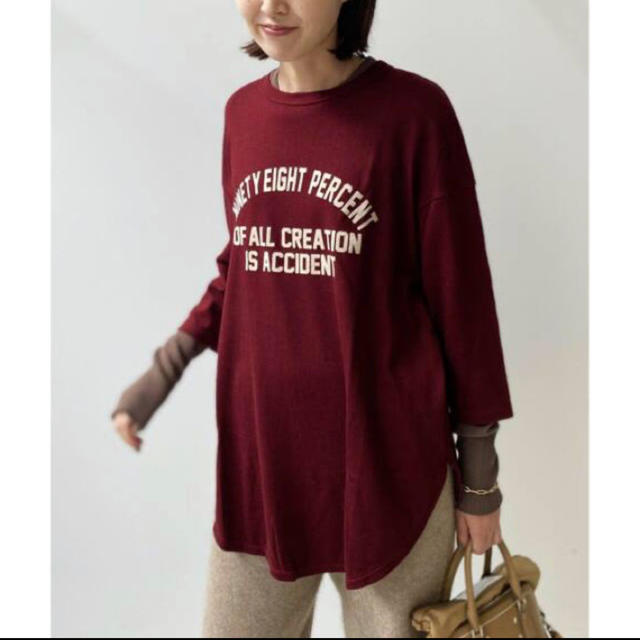 L'Appartement 【AMERICANA】Football T-shトップス