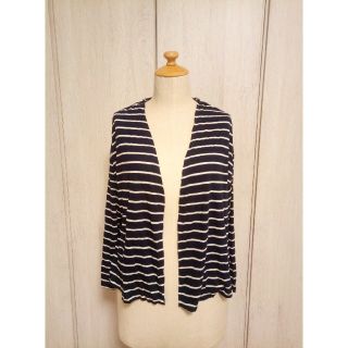 アズールバイマウジー(AZUL by moussy)のAzul by MOUSSY サイドスリット長袖ショートカーデ　M(カーディガン)