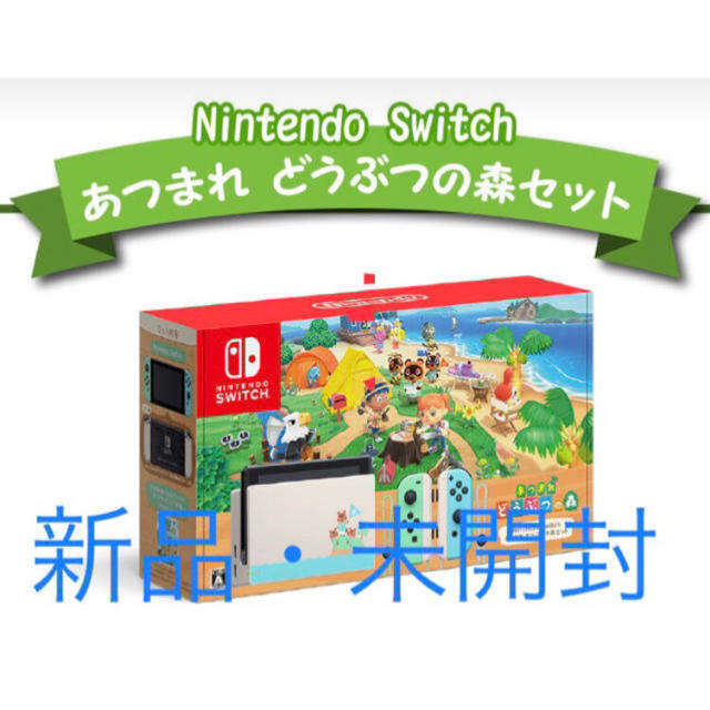 ニンテンドー　スイッチ　任天堂　新品未使用　本体　あつまれどうぶつの森セット