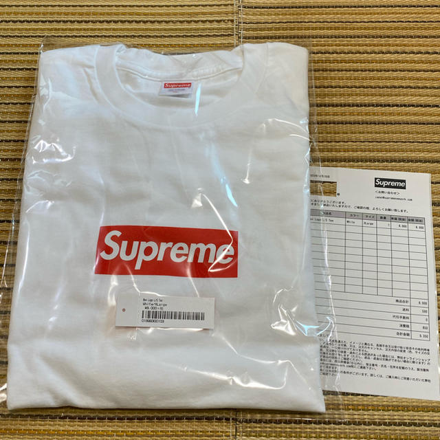 Supreme(シュプリーム)のSupreme Box Logo L/S Tee 白XL ボックスロゴ新品 メンズのトップス(Tシャツ/カットソー(七分/長袖))の商品写真