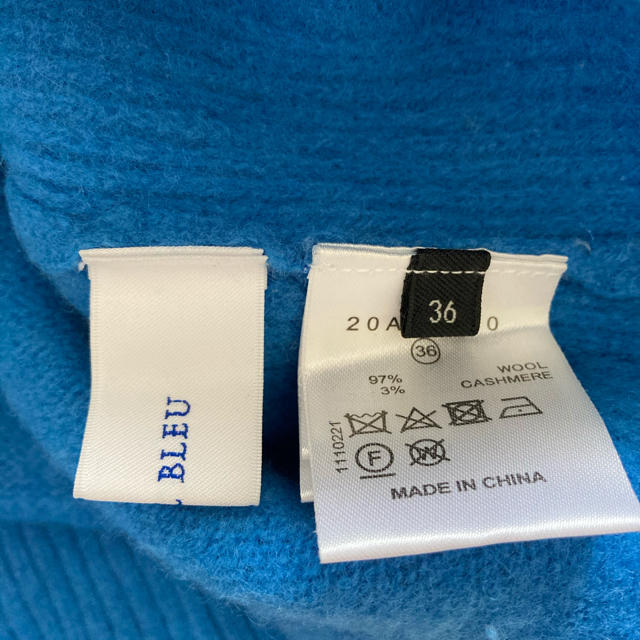 LE CIEL BLEU(ルシェルブルー)のルシェルブルー　ウールボイルドタートルネックニット レディースのトップス(ニット/セーター)の商品写真