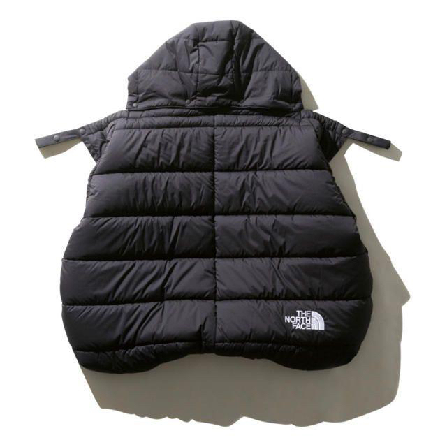 THE NORTH FACE(ザノースフェイス)の【在庫僅か】ザ・ノースフェイス　ベビーシェルブランケット 黒 キッズ/ベビー/マタニティの外出/移動用品(抱っこひも/おんぶひも)の商品写真