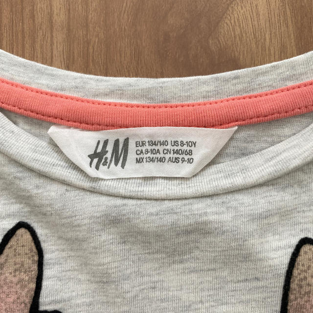 H&M(エイチアンドエム)の夏物セール！H&MキッズTシャツ キッズ/ベビー/マタニティのキッズ服女の子用(90cm~)(Tシャツ/カットソー)の商品写真