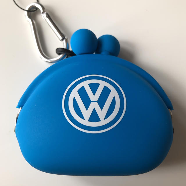 Volkswagen(フォルクスワーゲン)のワーゲン　ピージーデザイン　がま口財布　コインケース　ブルー レディースのファッション小物(コインケース)の商品写真