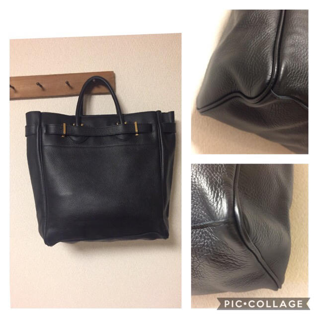 YOUNG&OLSEN 別注エンボスレザートートM ブラック YOUNG&OLSEN 別注エンボスレザートートM ブラック