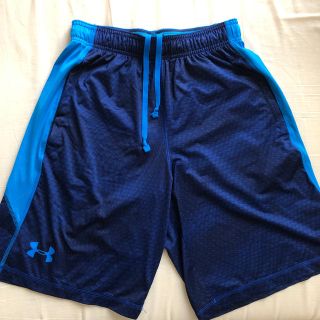 アンダーアーマー(UNDER ARMOUR)のUNDER ARMOUR 短パン　メンズSM  青(ショートパンツ)