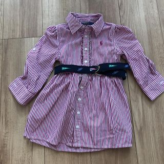 ポロラルフローレン(POLO RALPH LAUREN)のラルフローレン ストライプ シャツワンピース(ワンピース)