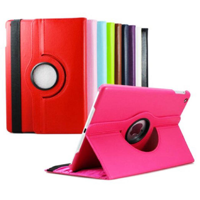 iPadケース 360度回転 カラー各種 スマホ/家電/カメラのPC/タブレット(その他)の商品写真