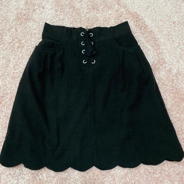 OLIVEdesOLIVE(オリーブデオリーブ)のミニスカ ブラック オリーブ レディースのスカート(ミニスカート)の商品写真
