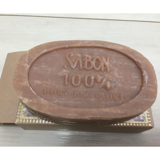 SABON(サボン)のSABON パームオイルソープ　パチョリ&ラベンダー&バニラ コスメ/美容のボディケア(ボディソープ/石鹸)の商品写真