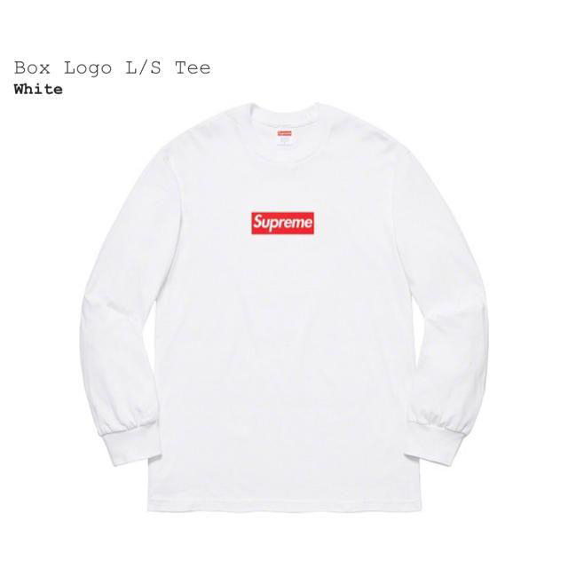 商品詳細購入先Supreme Box Logo L/S Tee / 白・Ｌsize