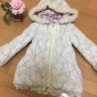 メゾピアノ(mezzo piano)の専用☆メゾピアノ ☆120cm☆レース☆コート☆(コート)