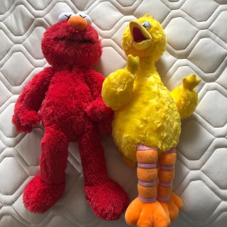 セサミストリート(SESAME STREET)のユニクロ　カウズ　コラボ　セサミストリート　エルモ　ビッグバード(ぬいぐるみ)