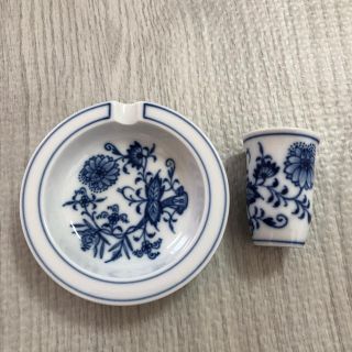 マイセン(MEISSEN)のマイセン　リキュールカップ&はい皿(アッシュトレイ)セット(食器)